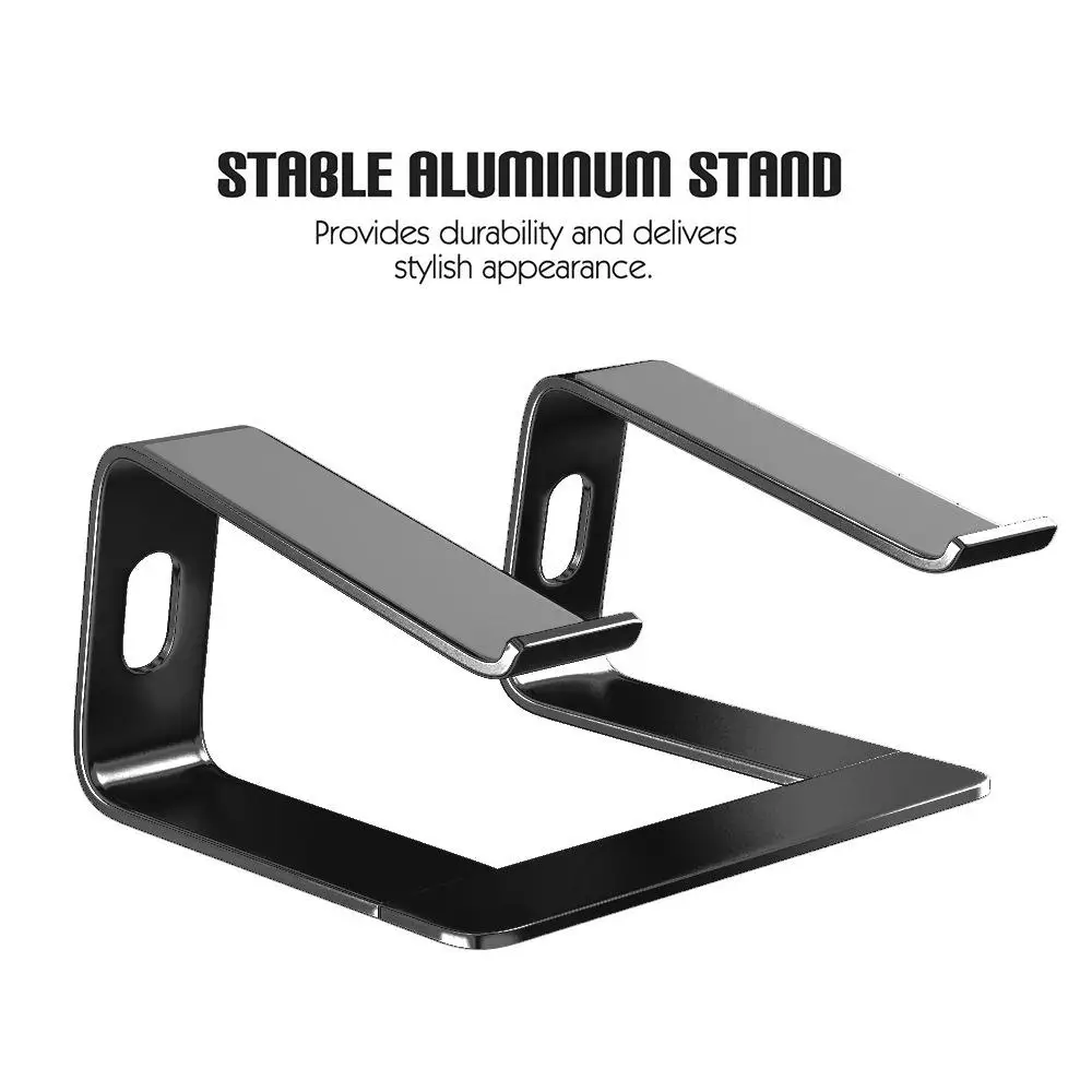  Laptop Stand Holder Aluminum Alloy Notebook Bracket For MacBook Computer Desktop Metal Base Heat Di