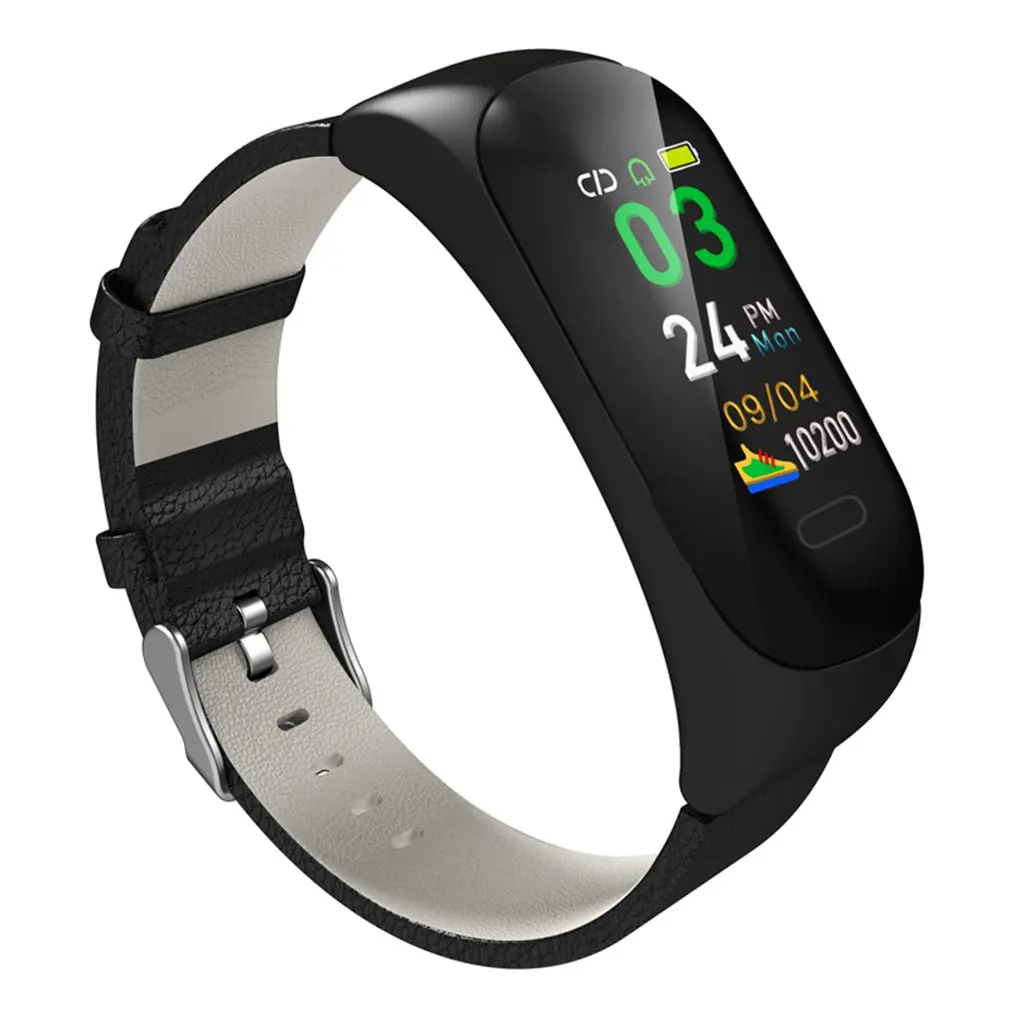 Bluetooth Headset Talking Smart band Bracelet heart rate monitor Sport Smart Watch Passometer Fitness Tracker Wristband