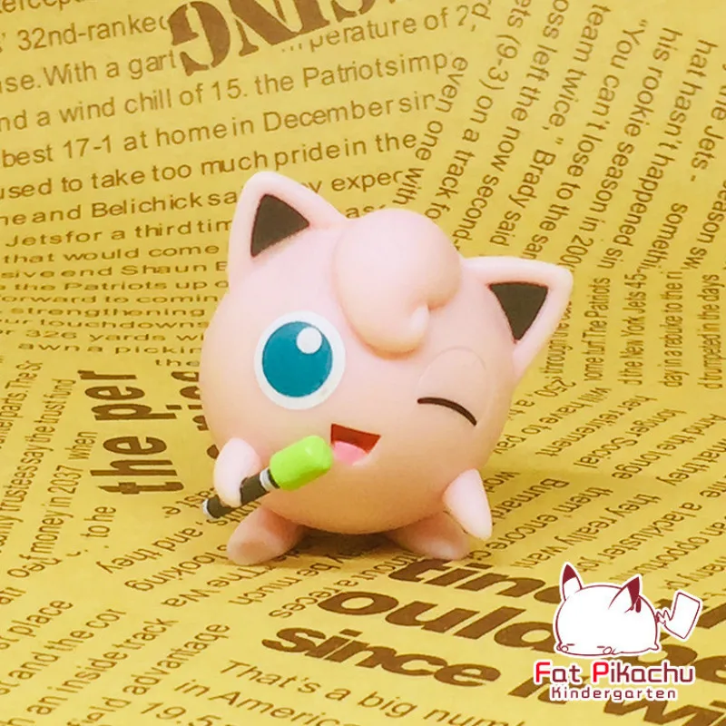 Tomy Pokemon 4 6 см Charmander Popplio Litten Pikachu Rowlet Treecko Eevee Fennekin Greninja аниме фигурка куклы