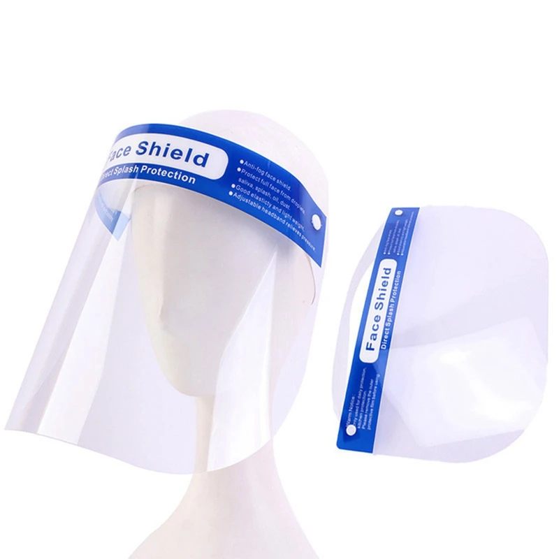 

Anti Droplet Face Shield Visor Safety Mask Protective Mouth Cover Summer Visor Transparent Eyes Protection Adjustable Caps New