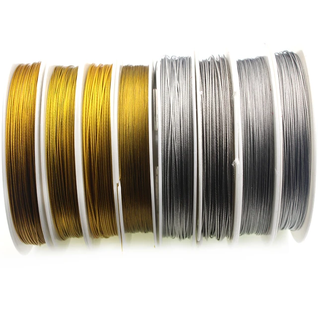 0.3 0.4 0.5 1 mm Resistant Strong Fishing Line Stainless Steel