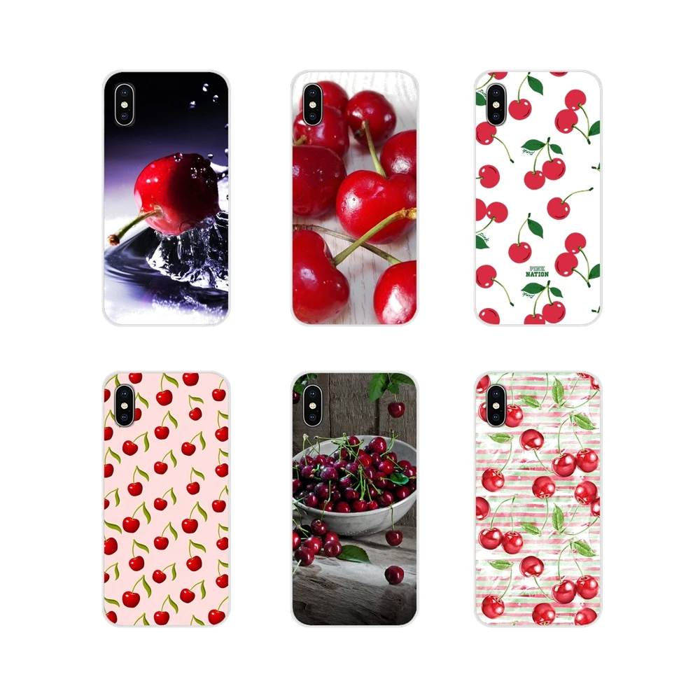 Для Apple IPhone X XR XS MAX 4 4s 5 5S 5C SE 6 6S 7 8 Plus ipod touch Аксессуары чехлы для телефонов вишневые