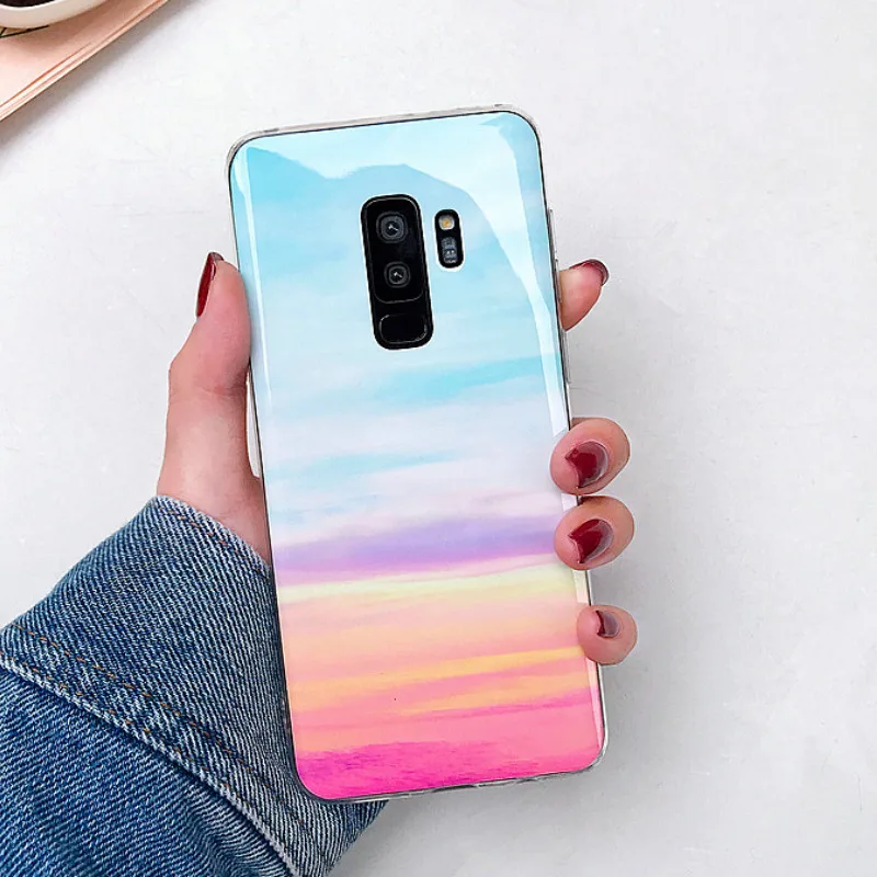 Покрытие Мрамор чехол для телефона для samsung Galaxy Note 10 9 8 S9 S8 S10 плюс S10E S7 край A10 A10S A20 A20S A30 A50 A70 A90 5G - Цвет: 8
