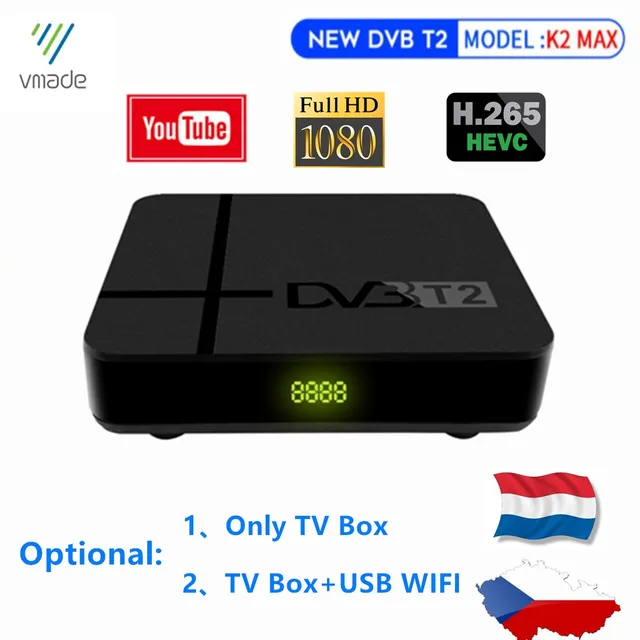 $US $17.00  Fully HD 1080p DVB T2 Decoder Digital Terrestrial TV BOX Built-in RJ45 LAN Support YouTube H.265 Ho