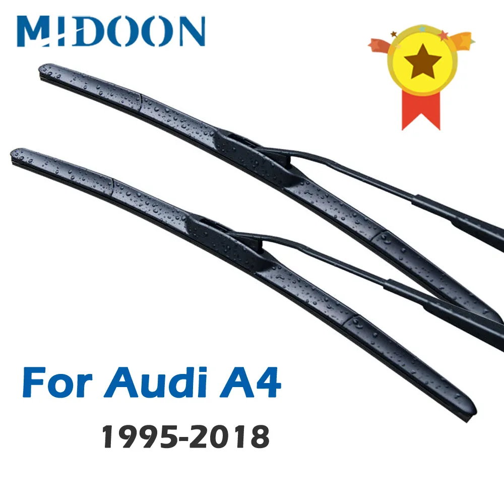 MIDOON щетки стеклоочистителя для Audi A4 B5 / B6 B7 B8 B9 крюк/защелка/слайдер/кнопки руки