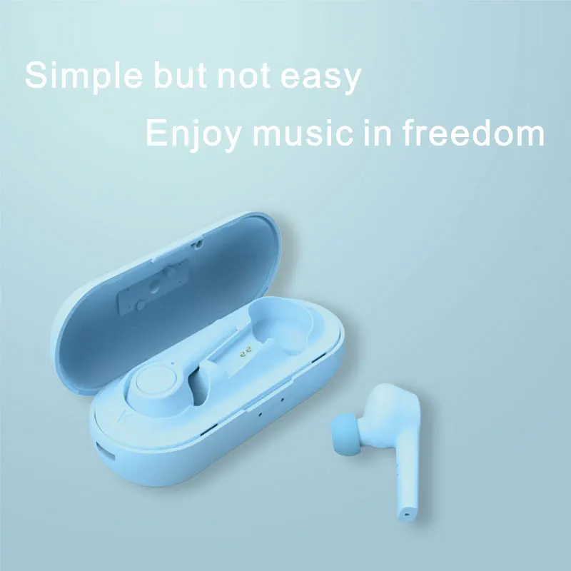 CUCA T2 Bluetoothe Earphone 5 0 Macaroon Wireless Headphones Stereo HD Noise Cancel Headset HIFI Music Earbuds For iphone xiaomi