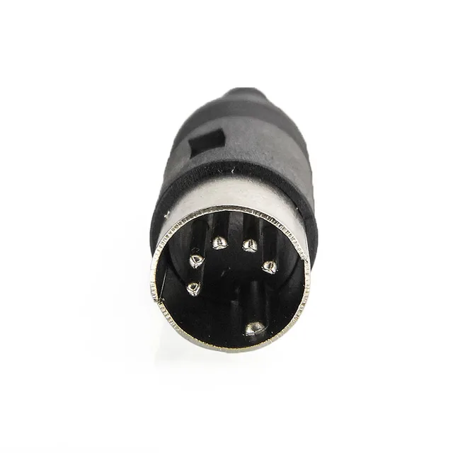 3 pcs/lot 3/4/5/6/7/8 Pin JR3970 DIN S-Type Male And Female Power Plug Connectors Cold Pressure Jack Solderless Plastic Keyboard 5 PinMale