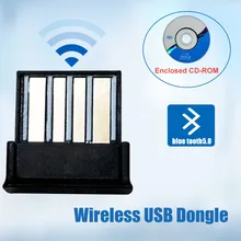 Bluetooth usb адаптер dongle 5,0 компьютер pc наушники для динамика автомобиля fone аудио приемник передатчик ТВ адаптер 3,5 мм мышь