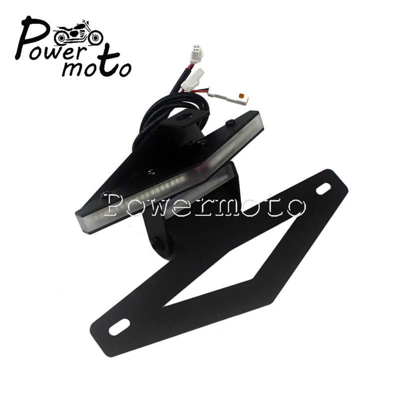 Светодиодный задний указатель поворота номерной знак Рамка Держатель Tidy Fender Eliminator комплект для Aprilia RSV4 1100 завод APRC RSV4/4R RF RR V4