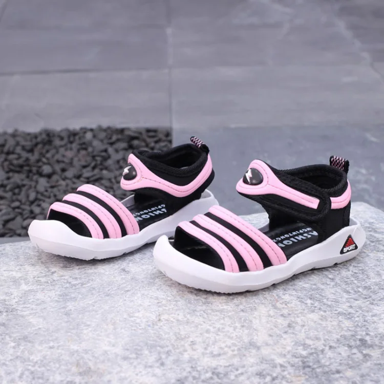 

Children Sandals Girls Sandals Cute Cartoon Mesh Toddler Kids Sandals Girls and Boys Closed Toe Baby Flat Shoes