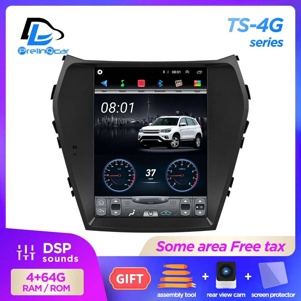 4G Lte 64G ROM Vertical screen android system multimedia video radio player for hyundai santa fe IX45 navigation stereo 4G Lte 64G ROM Vertical screen android system multimedia video radio player for hyundai santa fe IX45 navigation stereo