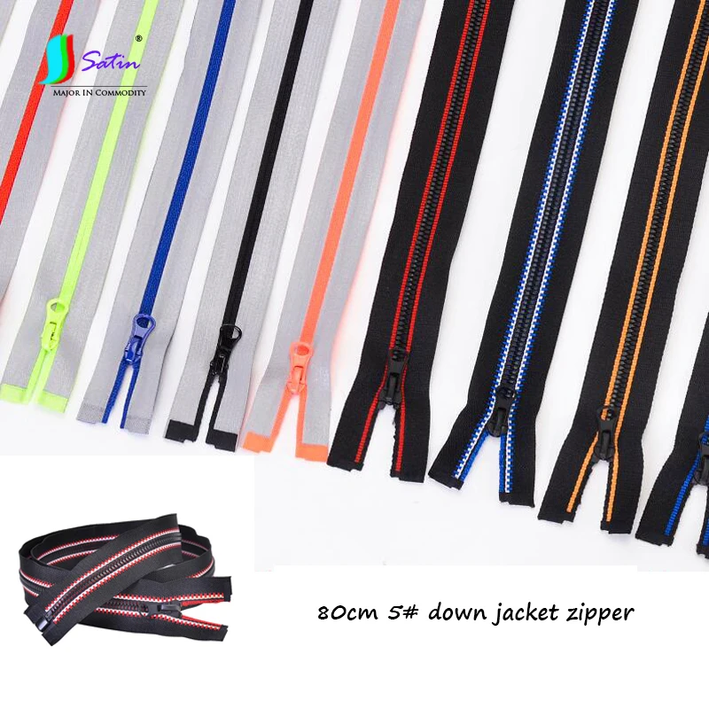 Nylon Resin Down Jacket Coat Sew Repair Accessories 80cm Openend 5