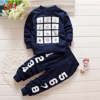 

LZH 2020 Autumn Baby Boy Clothes Set Casual Children's Costume Printing Kids Tracksuit Baby Girl Suit Girls Clothes 1 To 5 Years