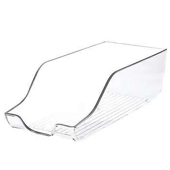 

1Pc Storage Box Transparent Food Organizer Storage Drawer Food Container For Fridge