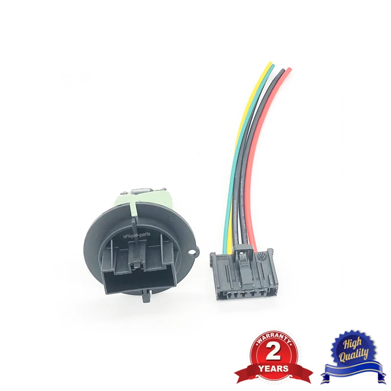 For Peugeot 206 307 Citroen C3 Xsara Blower Motor Heater Resistor 6450JP Wire Harness Loom Cable Connector 4