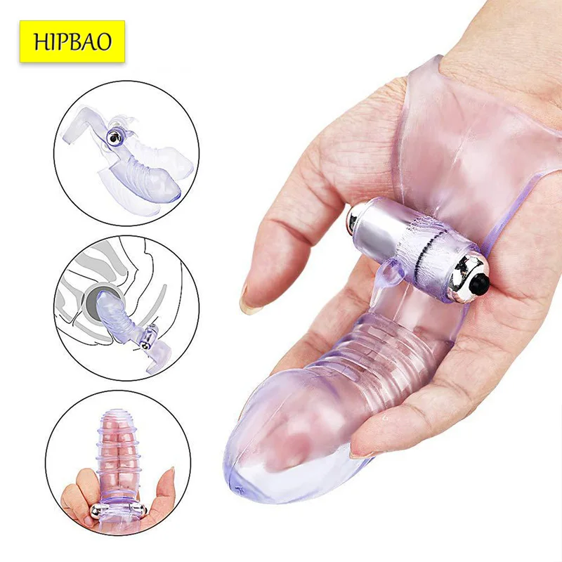 Палец рукав вибратор точка G Массаж клитор стимулирует флирт интимные игрушки