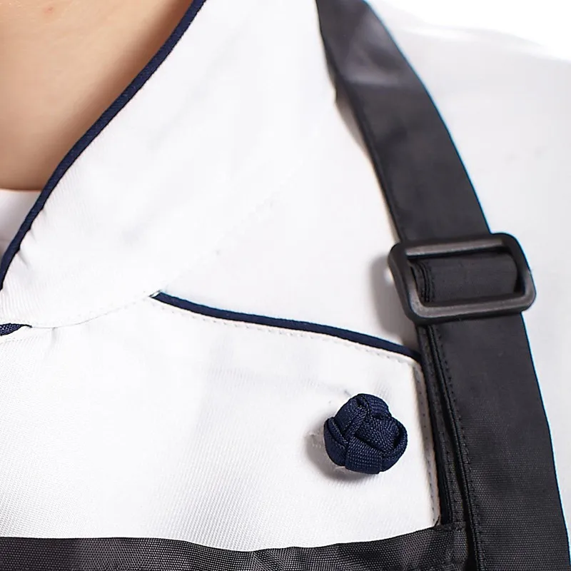 High Quality Oil-proof Waterproof Aprons Cooking Adult Woman And Man Aprons Kitchen Restaurant White Black PVC Apron15