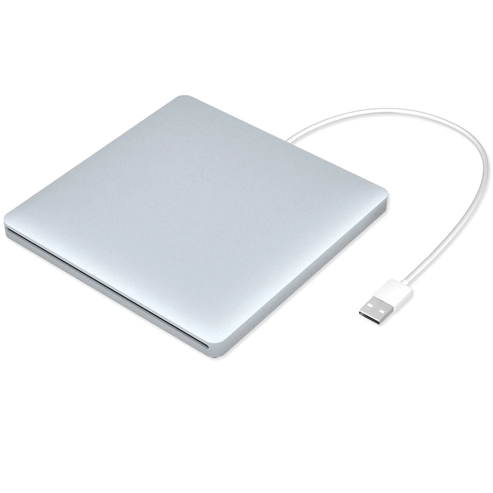 Ультра-тонкий внешний DVD привод USB 3,0 Дубликатор диска для компьютера ноутбука FKU66