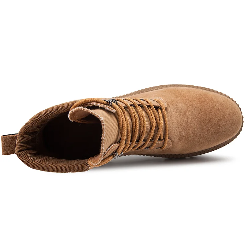 Men's high-top Martin boots classic men's shoes outdoor tooling shoes weaving laces inside breathable wear-resistant outsole