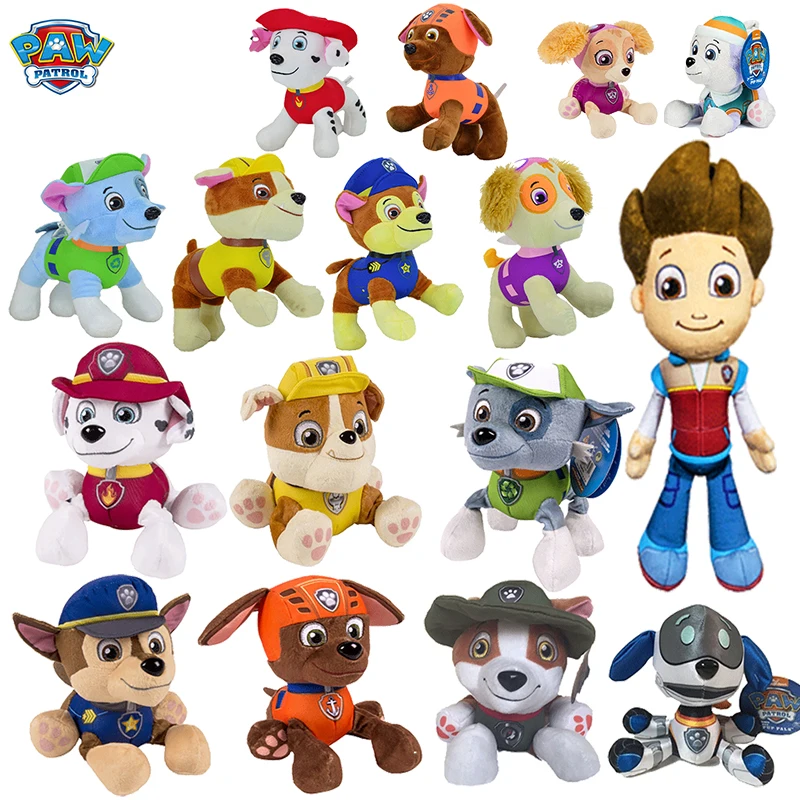 

New paw patrol puppy game dog sound wave bent plush and stuffed animal toy psi patrol children Christmas birthday gift