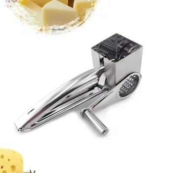 

Rotary Grater Shredder Grater Stainless Steel Cutter Grinder Silver Tool