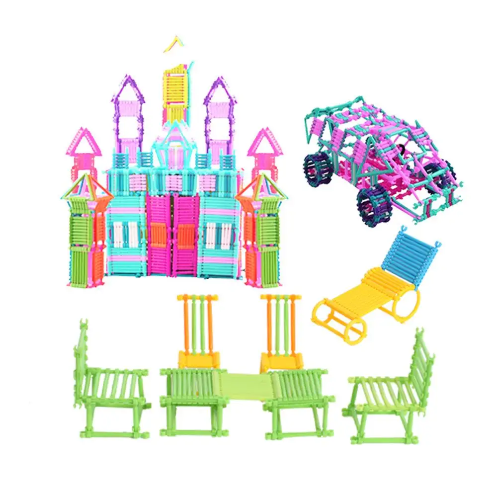 370-1450pcs Assembled Building Blocks Magic Wand Smart Stick Magnetic Designer Construction Set Educational Toys For Kids