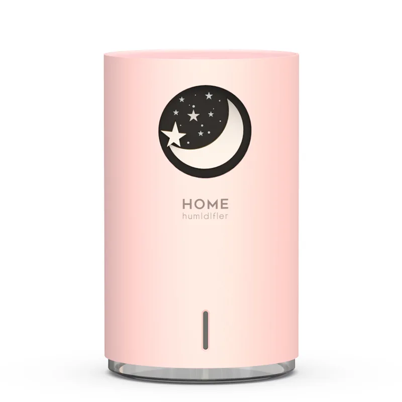 Pink star 700 мл домашний увлажнитель воздуха, настольный холодный туман, ультразвуковые увлажнители, цветная лампа, диффузор эфирного масла, ароматерапия, очиститель воздуха - Цвет: Pink star
