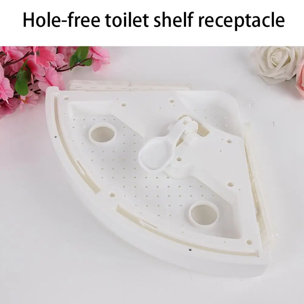 Household Multi-Function Punch-Free Storage Rack Bathroom Shelf Storage Rack Bathroom Kitchen Triangle Rack