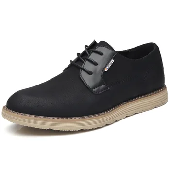 

Brogue Men Shoes British Style Carved Casual Shoes Men Solid Color Erkek Ayakkabi