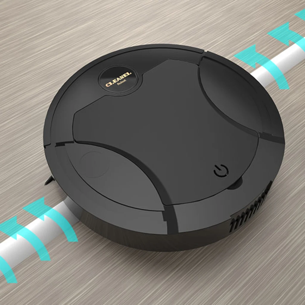 Smart Robot Vacuum Cleaner USB Charging Home Floor Sweeper Multifunctional UV Disinfection Lamp Spray Humidification