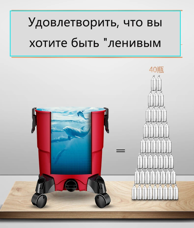 JIE NUO бытовой пылесос с супер мощной мощностью ручной влажной и сухой двойного использования Бесшумная машина