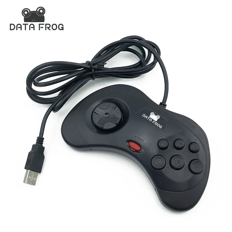 Для ПК Ретро Ручной USB геймпад классический контроллер для системы Saturn стиль высокое качество проводной игровой контроллер Joypad для MAC