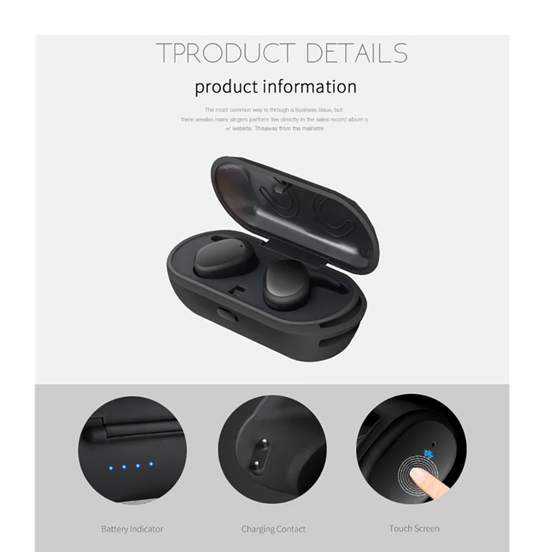 OTTWN Tws 4,1 HIfi Стерео Bluetooth Наушники Беспроводные спортивные наушники Тип Мини-накопитель костной проводимости s-9100 с зарядным устройством