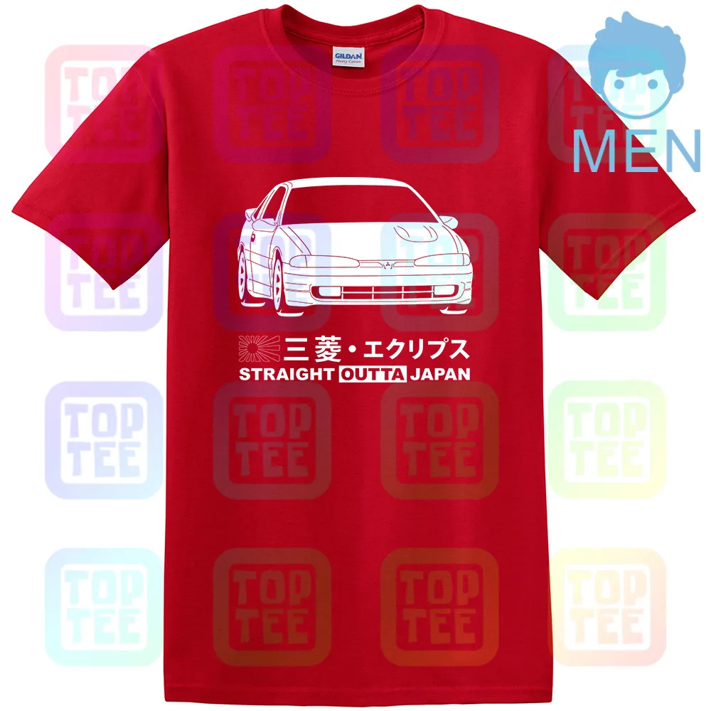 Футболка GT-shirt Mitsubishi Eclipse GSX D27A 1G-B '92-'94 - Цвет: Красный