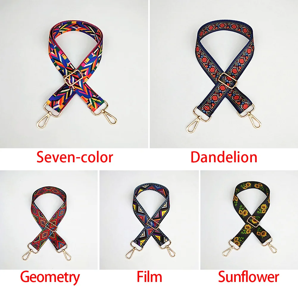 Thicken Style Handbag Ribbon Replacement Shoulder Bag Strap Accessory Parts Fabala Crossbody Gold Buckle Cute Adjustable Belts