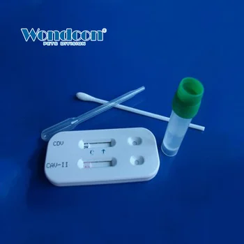 

veterinary Canine CDV+CAV-II Ag Combined Test kit Canine Distemper Virus + Canine Adenovirus Type-II Antigen Combined Rapid Test