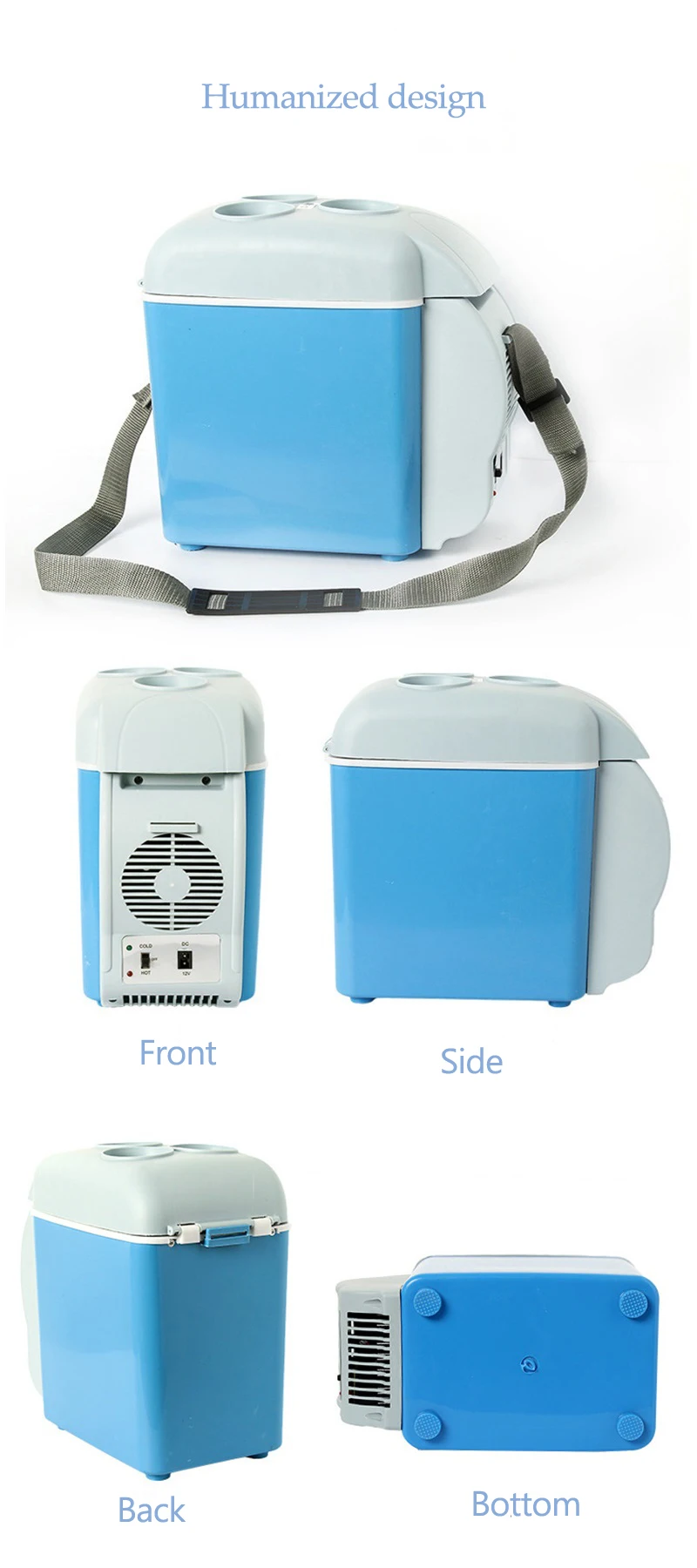 7.5L Elétrica Portátil Refrigerador 12V Mini Carro