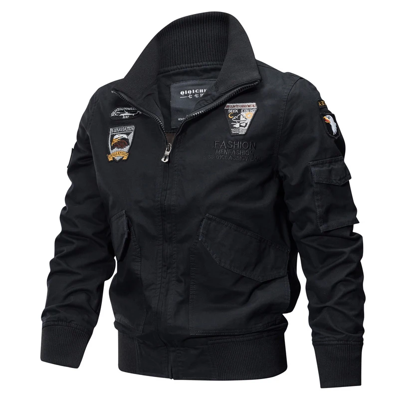 2020 Military Jacket Men Winter Cotton Jacket Army Pilot Jackets Air Force Cargo Coat Military Flight Outwear Autumn Slim Fit 2020 Military Jacket Men Winter Cotton Jacket Army Pilot Jackets Air Force Cargo Coat Military Flight Outwear Autumn Slim Fit