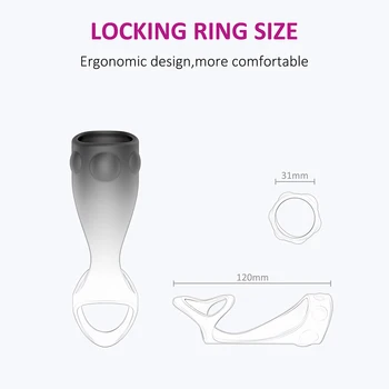 Silicone Reusable Penis Sleeve Flexible Glans Penis Enlarger Extender Delay Ejaculation Cock Ring Sleeve Adult Sex Toys For Men 3