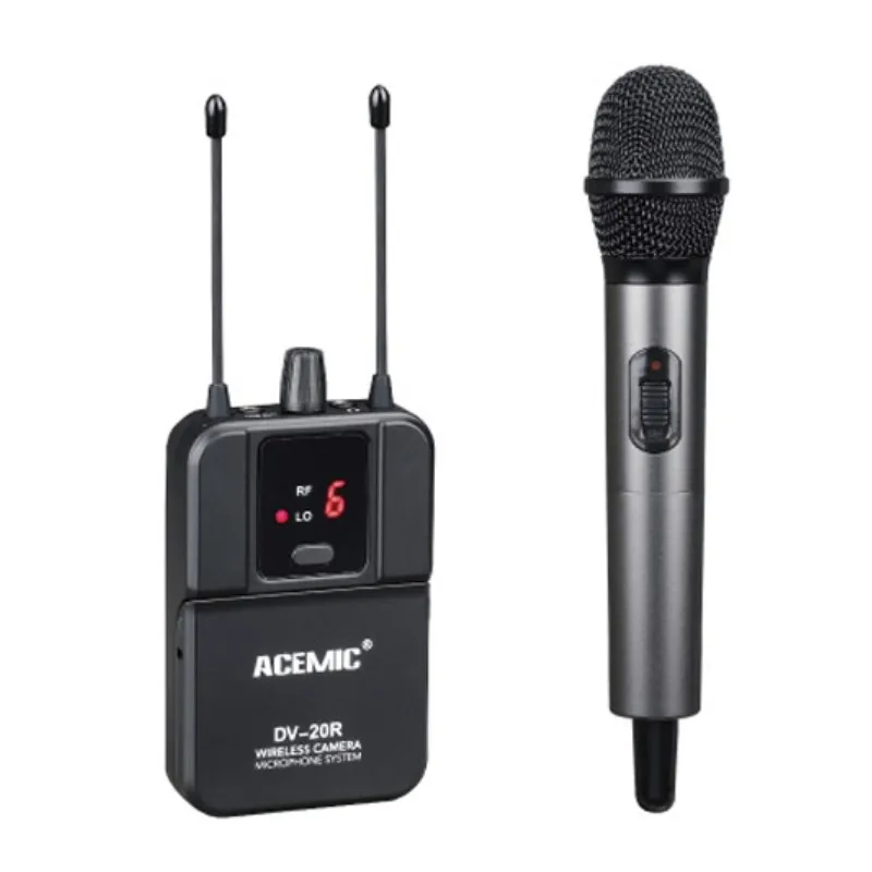 ACEMIC DV-20H1 DSLR/Камера Беспроводная микрофонная система конкурентоспособная цена беспроводной цифровой записывающий микрофон