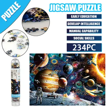 

Cartoon Landscape Adults Puzzles 234 Piece Large Puzzle Game Interesting Toys Personalized Parent-child Jigsaw Puzzle Drop Ship