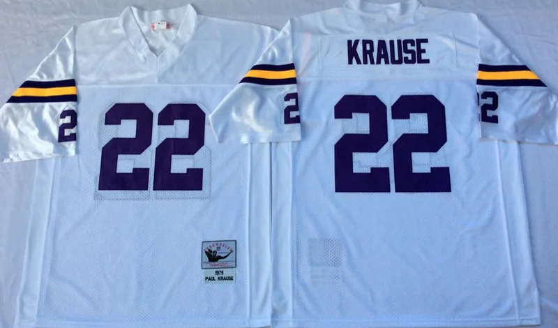 Зеленый Stitiched, Minnesota s, Paul Krause, Fran Tarkenton, Alan Page, Throwback Jersey - Цвет: Зеленый