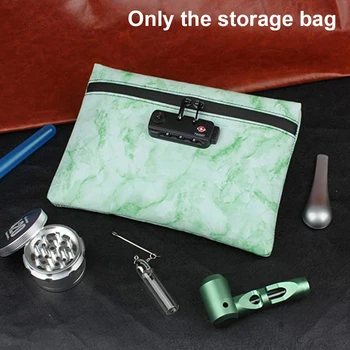 

Coffee Smell Proof Bag Activated Carbon Tea Ultra Soft With Password Lock Container Waterproof Rectangle Zipper Closure Portable