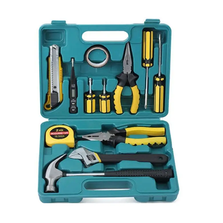 

Tool Kit Family Hardware Toolbox Electrician Woodworking Service Box Repair Wrench Socket Screw Driver Live
