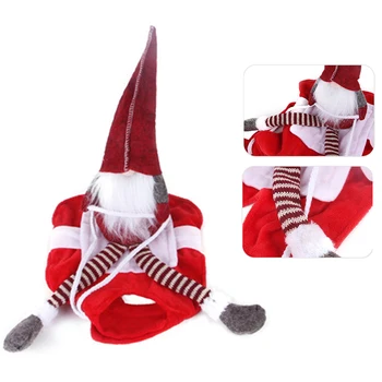 

Pet Dog Clothes Christmas Santa Claus Style Transformed Coat Cat Dog Clothing Festival Decorations Costume Outerwear
