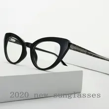 Черные сексуальные модные очки кошачьи дизайнерские брендовые роскошные большие очки кошачьи оправы для женщин женские леопардовые оптические очки NX