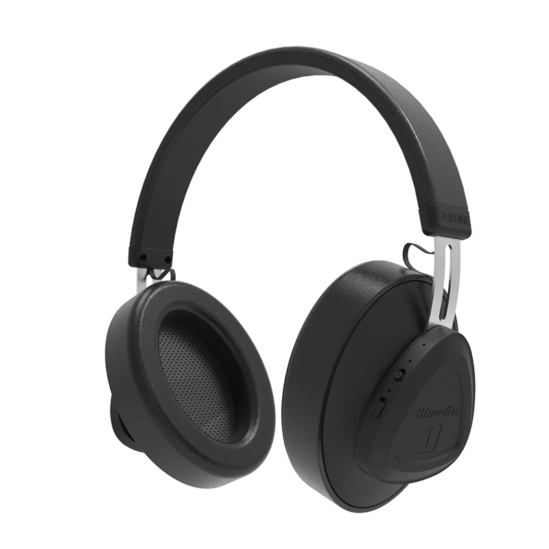 Черный Bluedio TMS Беспроводные наушники с микрофоном монитор Студия bluetooth гарнитура Голосовое управление для музыки и телефонов - Цвет: Черный