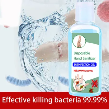 

100ml Disposable Hand Sanitizer Long-lasting Sterilization Antibactericidal Speed Dry Hand Lotion Wash Hand Gel Cleaner Portable
