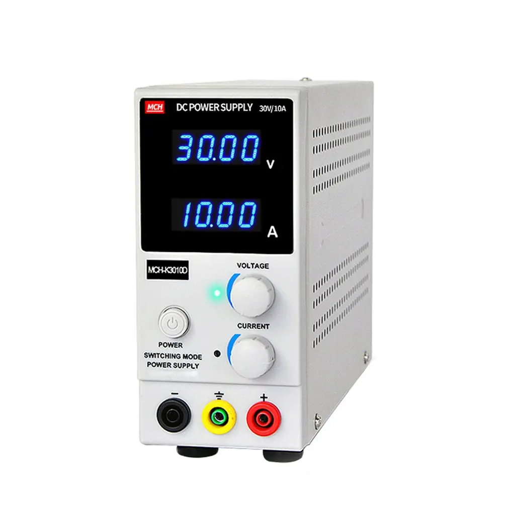 30 V/10A цифровой мини DC Питание ток вольт Дисплей Регулируемый коммутации для мобильного телефона PC Тетрадь техническое обслуживание