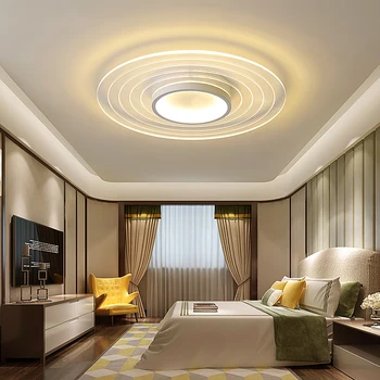 

Modern Led Ceiling Lights For Living room Bedroom Acrylic ultra-thin Led Ceiling Lamp Restaurant Kitchen Suspension Luminaire